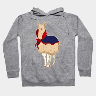 Cute Vampire Llama Halloween Funny Vampire-Llama Hoodie